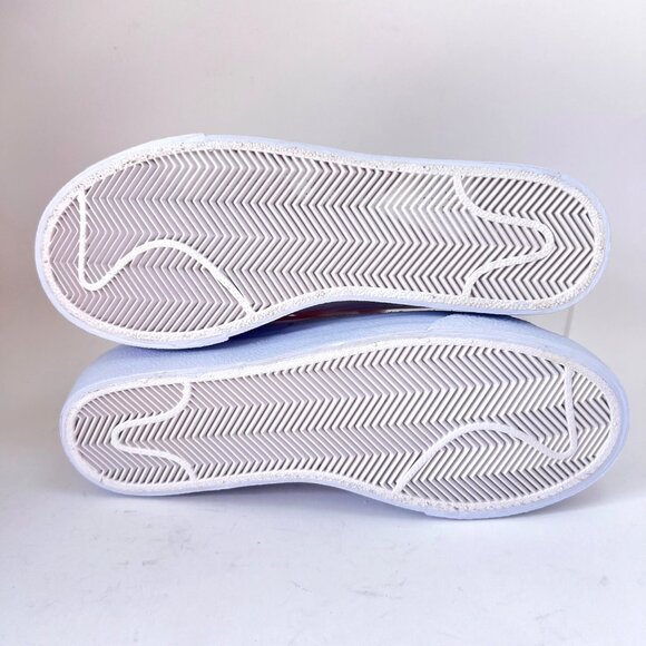 Nike Blazer Low Platform Sneakers White Pink  Women Athletic Shoes size 8 - Picture 5 of 8